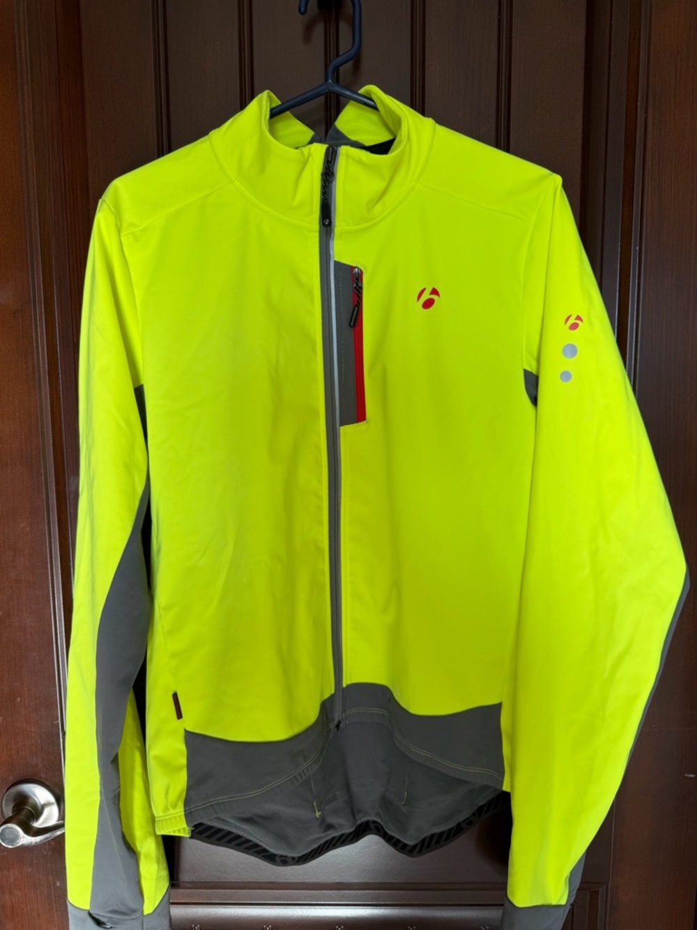 Bontrager Men's High-Visibility Yellow Windbreaker Jacket